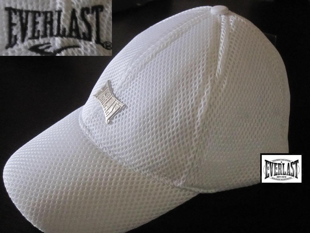 ORIGINAL EVERLAST BOXING BASEBALL MENS CAP HAT WHITE eBay