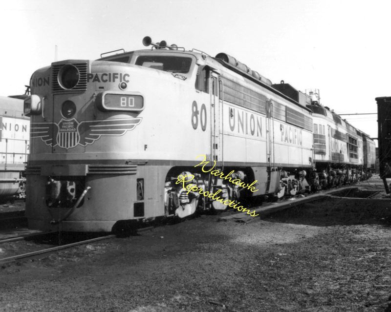 Union Pacific RR Coal Turbine B-Unit #80B 8x10 Photo | EBay