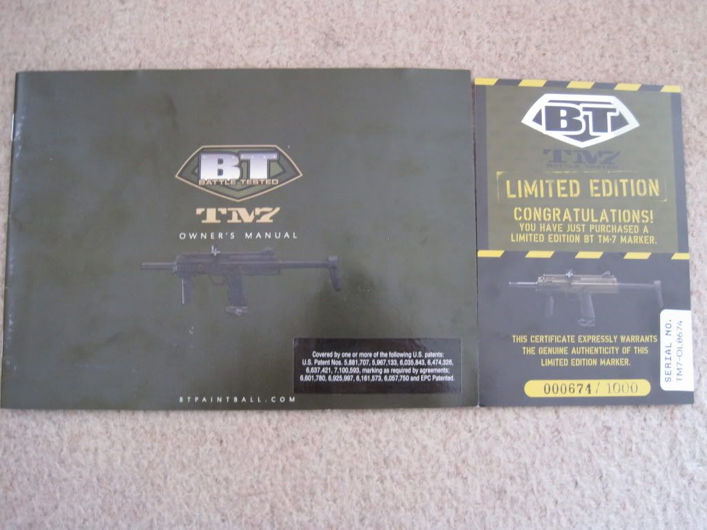 Brilliant Condition Special Edition 1 of 1000 Olive BT TM7 P8ntballer