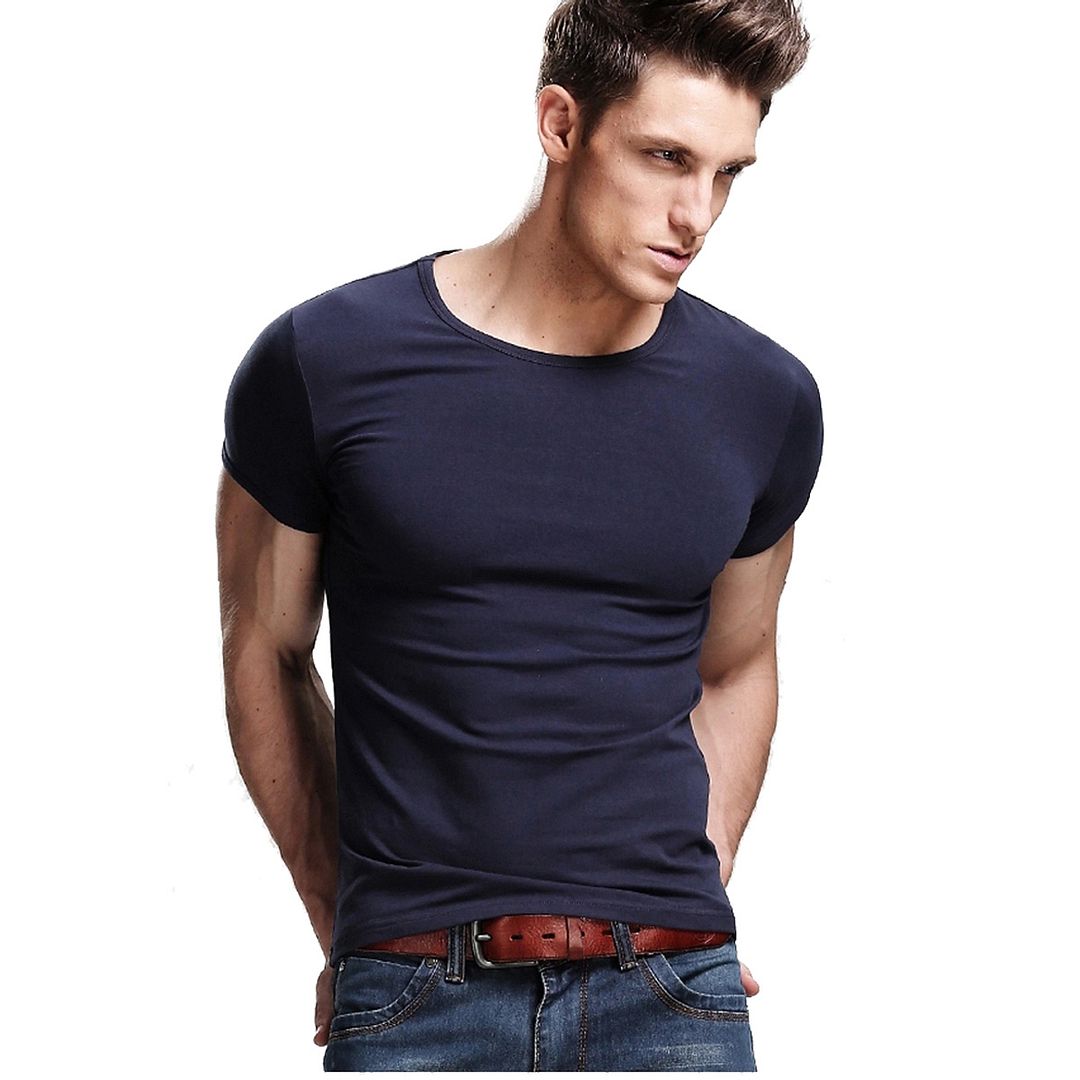tight sleeve mens t shirts
