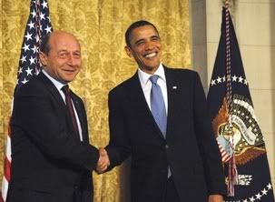 Intalnire Barack Obama – Traian Basescu la Praga