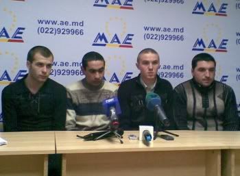 Tinerii retinuti, graniceri transnistreni, risca 7 ani de puscarie