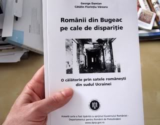 Lansare de carte, Românii din Bugeac, cale de dispariţie, sudul Basarabiei, George Damian, DRP