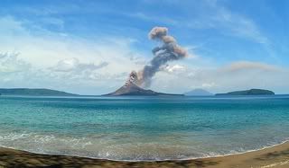 vulcan, eruptie, Krakatau