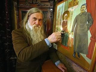 Rusi, se inchina, icoana, “Sfantului” Stalin, Biserica Ortodoxa Rusa, păgânism, Matrona