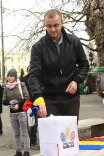 Stefan Miron, osb, voteaza pentru Basarabia, 28 noiembrie, 