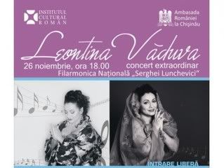 Leontina Văduva, Orchestra Simfonică Europeană, prima oară în Basarabia, ICR