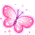 ICON ANIMATED photo: Pink Butterfly Animated Pinkbutterfly.gif