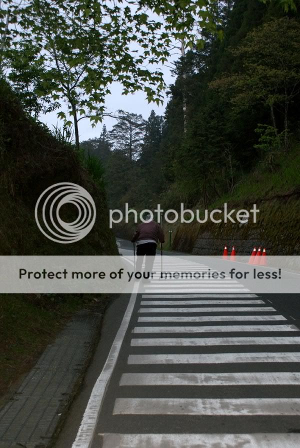 阿伯,这么晚了,怎么一个人走山路呢?