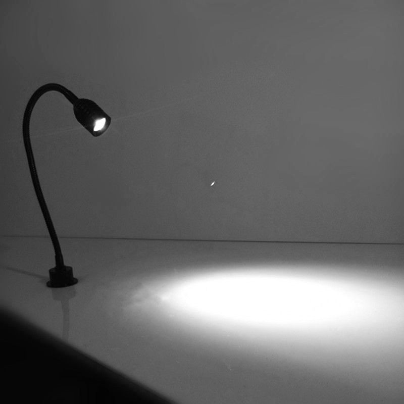 3W LED Picture Light Flexible Pipe Spotlight Night Wall Mount Lamp Jewelry Store