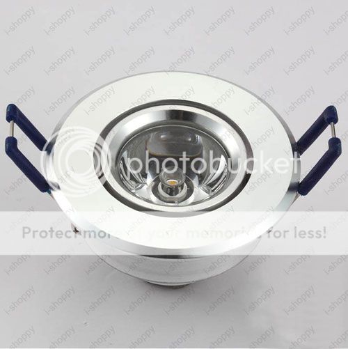 1W High Power LED Ceiling Down Fixture Light Lamp  