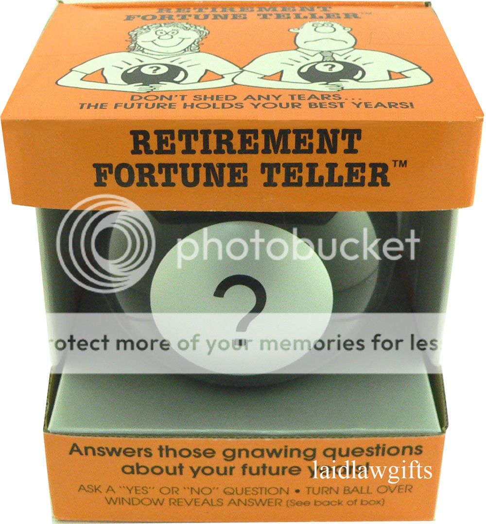 Retirement Forture Teller 8 Ball Magic 8 Ball Eight Unique Retirement Gift Ideas