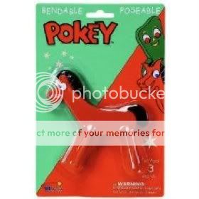 POKEY Bendable Flexible Classic Vintage Repro Posable Poseable Gumy Tv 